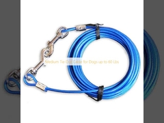 Medium Tie Out Cable  for Dogs up to 60 Lbs