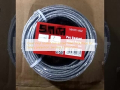 Clear Vinyl coated Galvanized Steel Wire Rope for Safety pretection, binding 3.0mm*20m