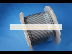Galvanized Steel Aircraft Cable 2.0mm with 1000m Length and GBT20118-2006/DIN3055-72 Standard for 1770 MPa Tensile Strength