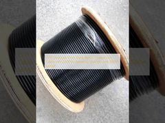 7x19 Structure 6mm Black  Nylon Coated Gym Cable with 2400 lbs Breaking Strength and 1000m Length