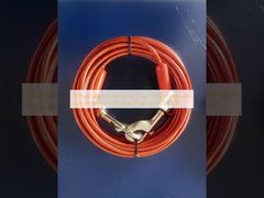 20 Foot Steel Construction Dog Tie Out Cable with Easy Installation for Large Dogs Up to 100 LBS